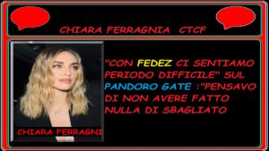 Chiara Ferragni a che tempo che fa di Paolo Fazio racconta tutta la sua esperienza negativa in merito a quanto le è ssuccesso e parla del rapporto con Fedez con il quale è in crisi