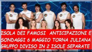 Anticipazioni Isola dei Famosi